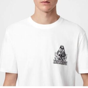 All Saints White Graphic Tee